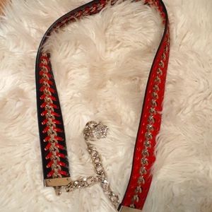 An authentic vintage Versace belt